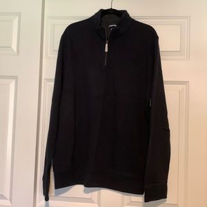 NEVER BEEN WORN Navy Quarter Zip Pullover
